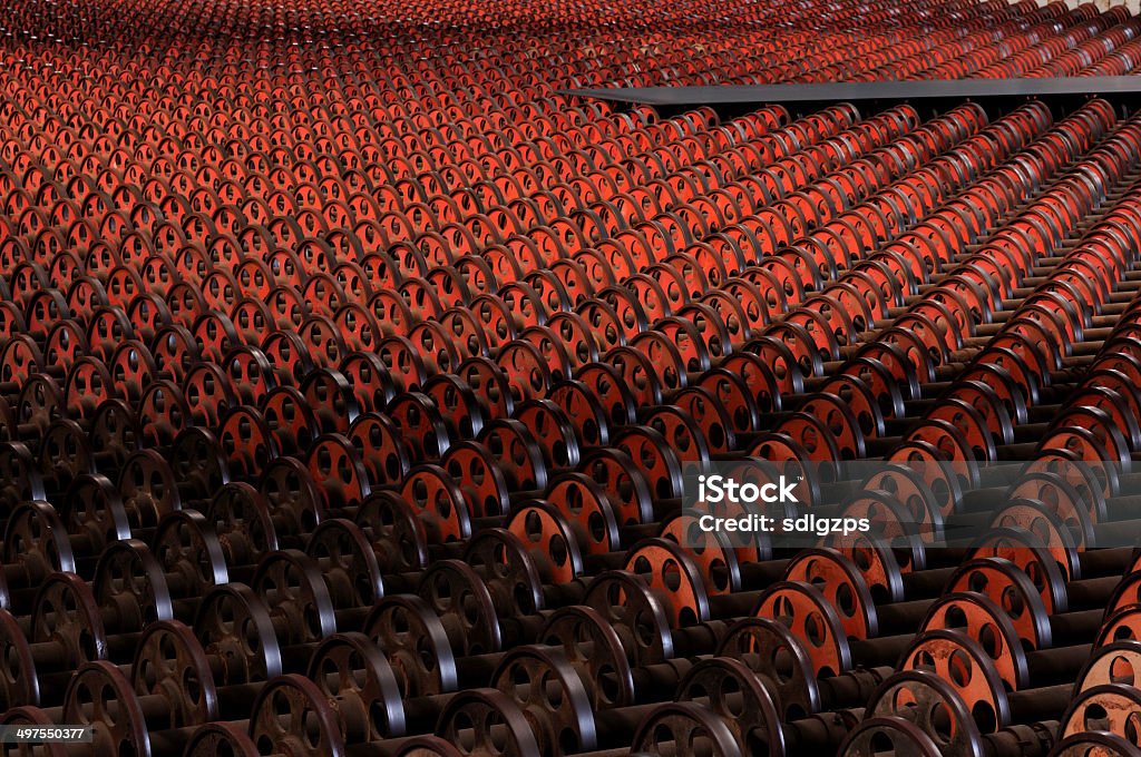 Steel plate production line Steel plate production line. Abstract Stock Photo