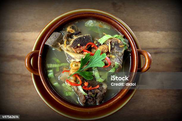 Sup Tulang Malaysian Famous Soup Stock Photo - Download Image Now - 2015, Horizontal, Indonesian Food