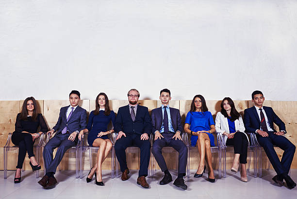 istock Multi ethnic group of prosperous workers waiting for start meeting 497562774