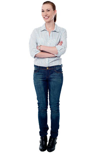 istock Confident casual smiling business lady 497568131