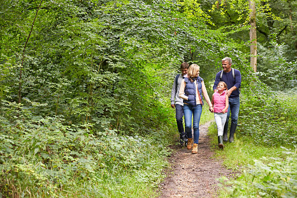 istock Family On Walk Through Beautiful Countryside 497569318