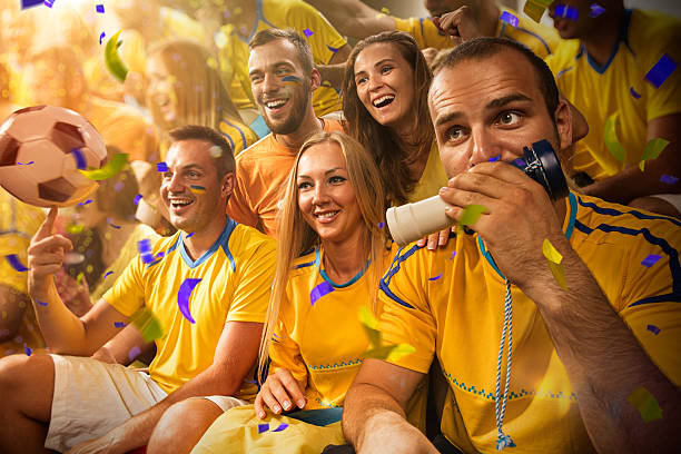 istock Fun Fans in stadium arena 497569530