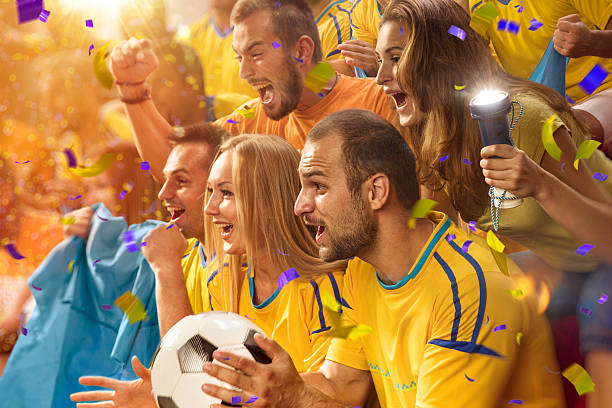 istock Fun Fans in stadium arena 497569616
