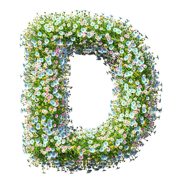Letter D Of Flowers
