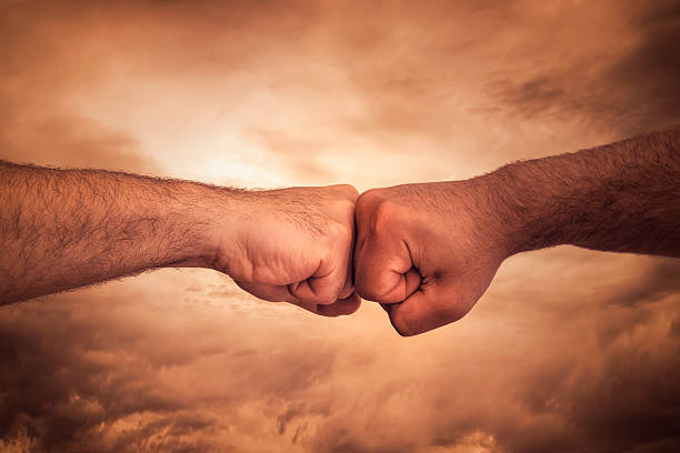 istock Power Concept with fists together 497573182