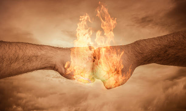istock Power Concept with fists together 497573632