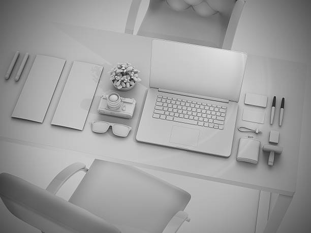 istock Branding mock up set of branding elements on gray background 497574438