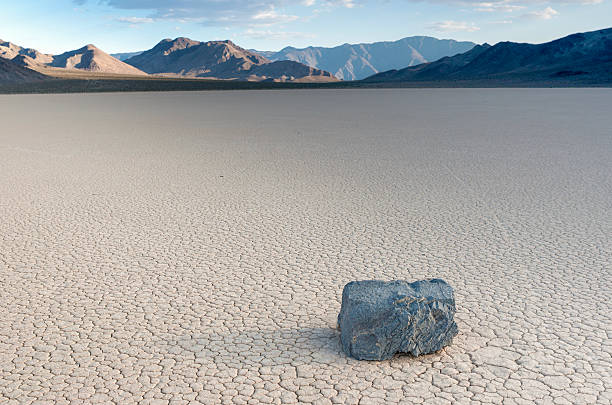 istock Moving Stones and its Long Traces at The Racetrack Playa 497574618