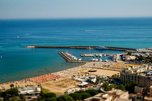 Italy. Landscape from Terracina.