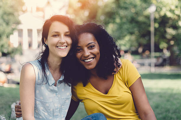 istock Smiling mixed race girls 497577184