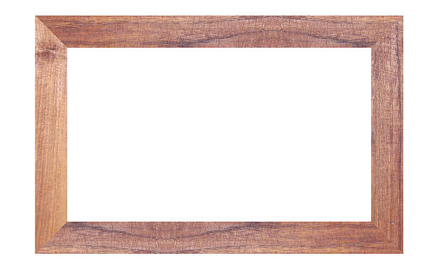 istock Wooden photo frames isolated. 497584435