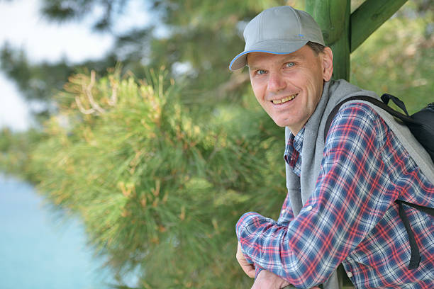 istock Mature man in the arbor 497587001