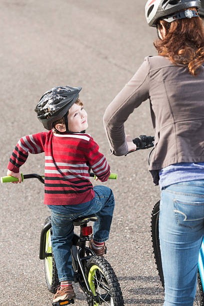istock Little boy riding bike 497588093