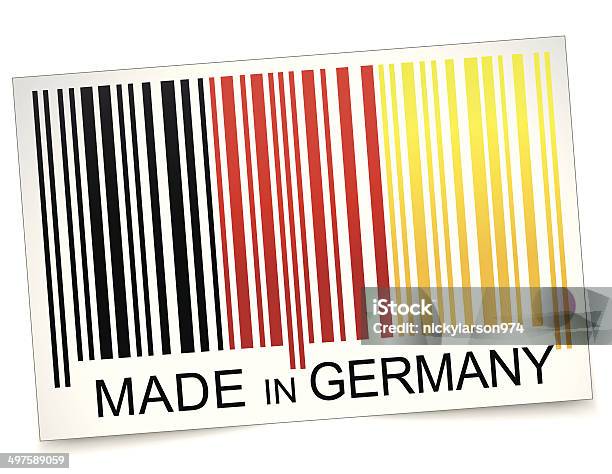 Made In Germany Barcode Stock Vektor Art und mehr Bilder von Abzeichen - Abzeichen, Code, Design