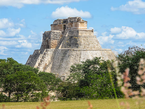 istock Pyramid of the Magician, Uxmal, Mexico 497596199