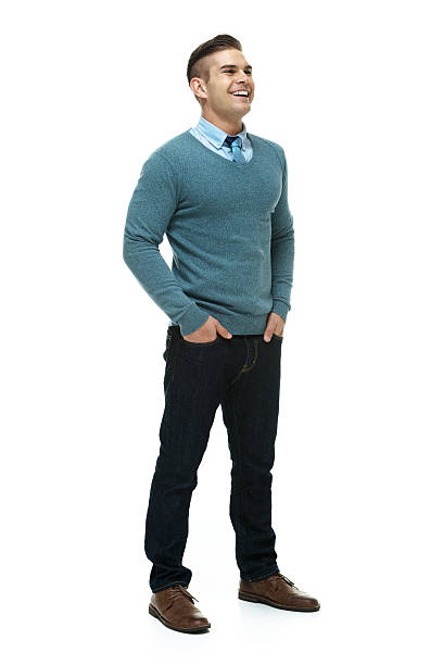 istock Smiling smart casual man looking away 497597701