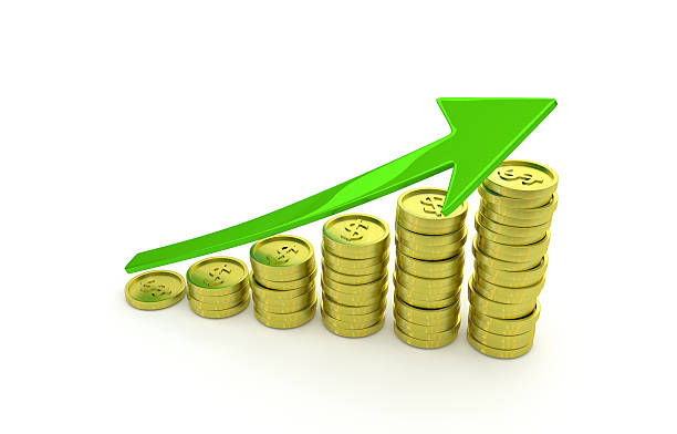 istock business graph of growing wealth 497600013