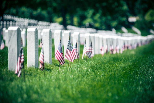 Memorial Day in Arlington National Cementery, Washington DC. USA.