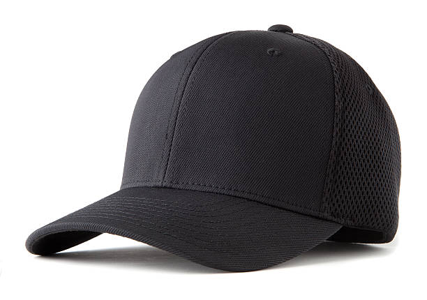 black baseball hat black baseball hat on white cap stock pictures, royalty-free photos & images