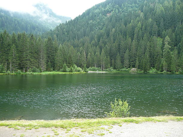 istock Caprioli lake, Pellizzano, Italy 497601738