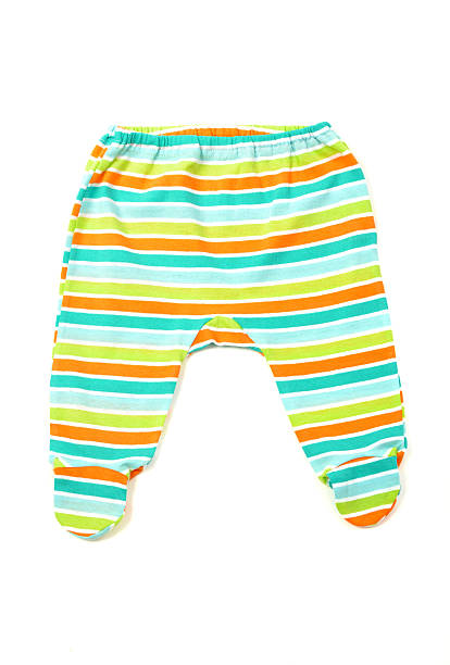 istock Close up with newborn panties with stripes. 497602178
