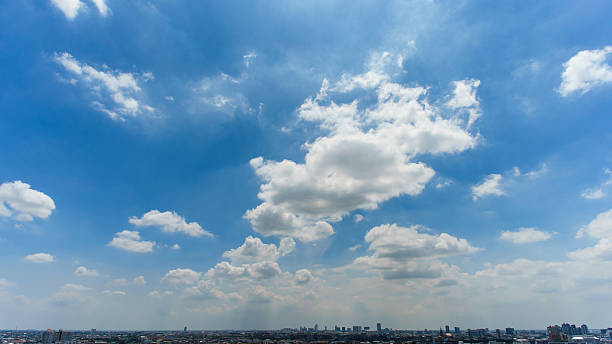 istock Clouds sky in Sunny day over the city 497603794