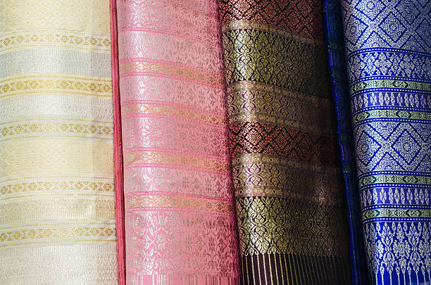 istock Traditional patterns of sarong in Thailand 497606172