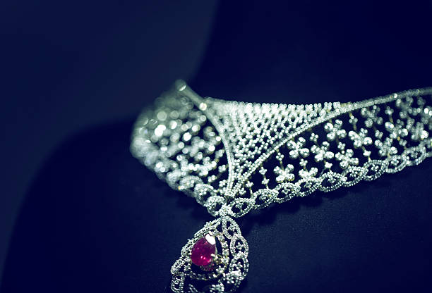 istock Diamond Necklace for Women 497606552