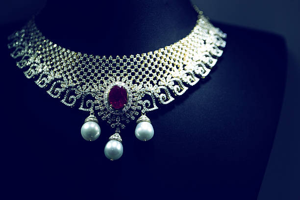 istock Diamond Necklace for Women 497606932