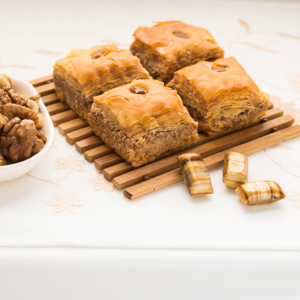 istock Eastern sweets. Arabic Traditional Celebratory Dessert. Baklava 497607522