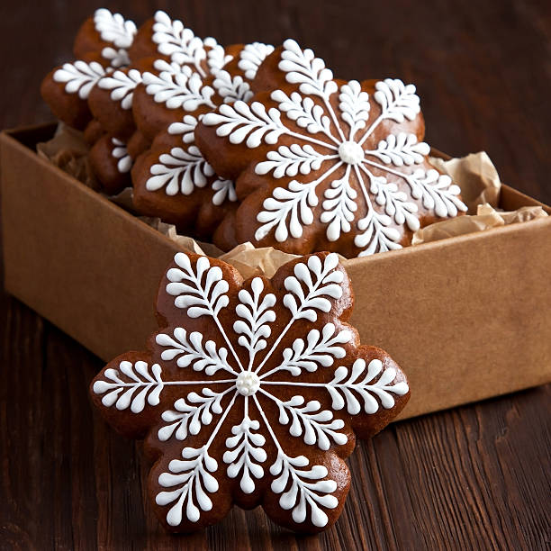 Christmas time composition with cookies
