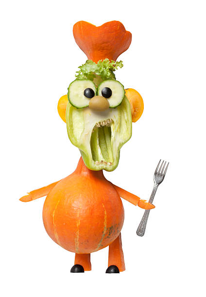 istock Funny chef made of pumpkin and pepper 497611094