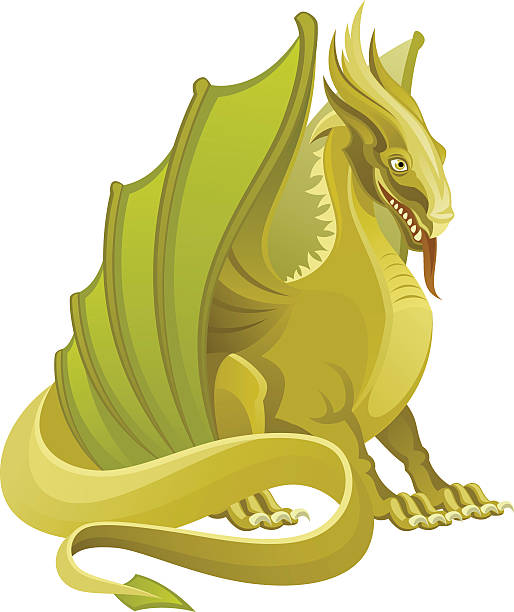Golden Dragon Stock Illustration - Download Image Now - Dragon, Fantasy,  2015 - iStock