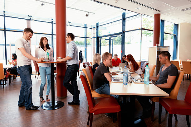 istock lunchtime in college restaurant 497612454