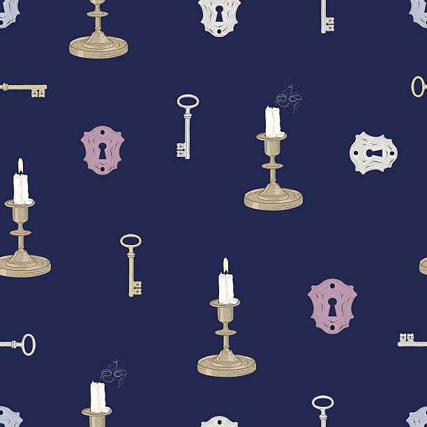 260+ Skeleton Key Pattern Stock Illustrations, Royalty-Free Vector ...