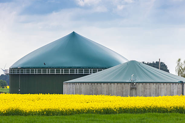 Biogas fahren plant – Foto