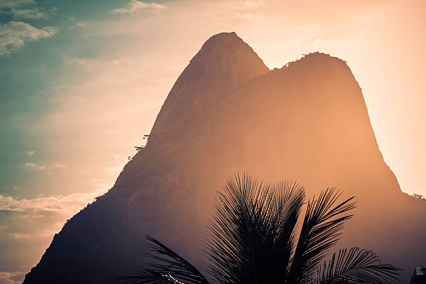 Sunset on Ipanema Beach in Rio de Janeiro, Brazil