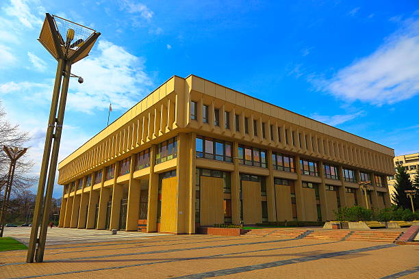 istock Lithuanian Parliament building in Vilnius, Lithuania, Baltics 497614833