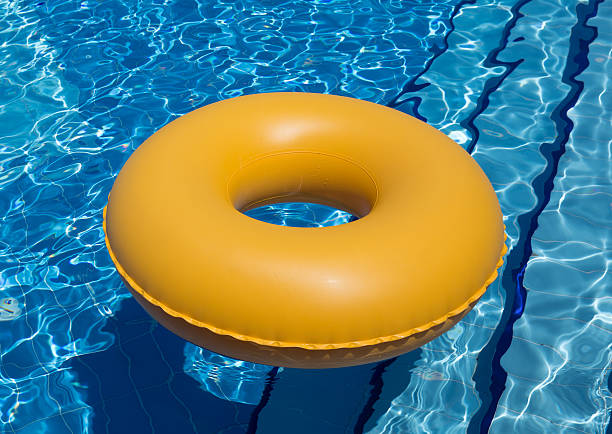 istock Swimming Pool Inner Tube 497616403