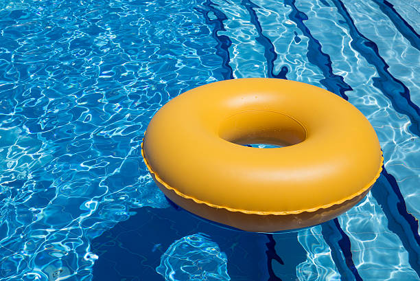 istock Swimming Pool Inner Tube 497616437