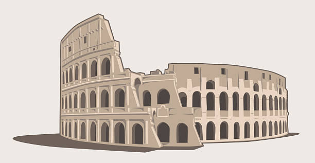 Colosseum vector art illustration