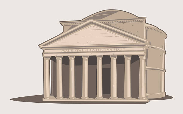 Ilustración de Panteón y más Vectores Libres de Derechos de Roma - Italia -  Roma - Italia, Panteón de Agripa, Vector - iStock