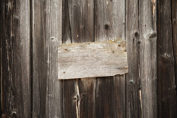 istock Wooden Planks with Plate 497618813