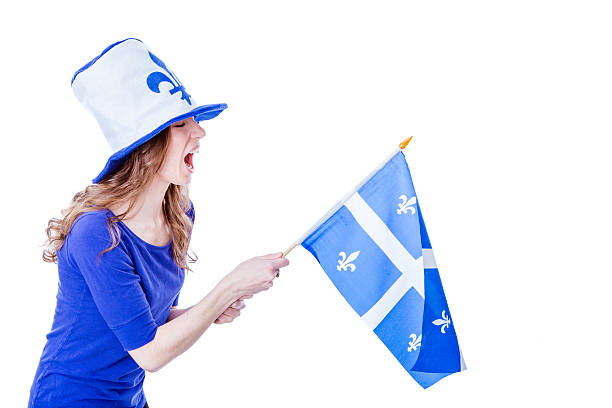 Quebec girl Canada Confrontation st jean saint barthelemy stock pictures, royalty-free photos & images