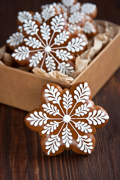 Christmas time composition with cookies
