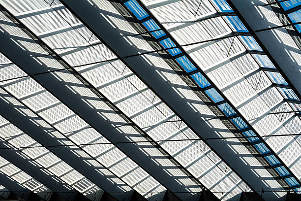 istock The solar panel roof on Central station 497627552