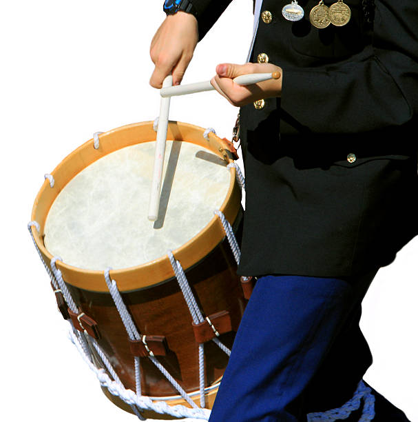 musician - colonial style armed forces historical reenactment usa 뉴스 사진 이미지