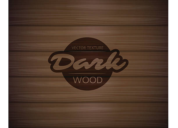 ilustraciones, imágenes clip art, dibujos animados e iconos de stock de retro plantilla de textura de madera oscura. textura de madera oscura. - walnut wood backgrounds dark