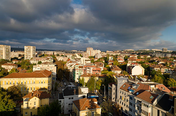 istock Panoramic view of the town Pleven, Bulgaria 497628886