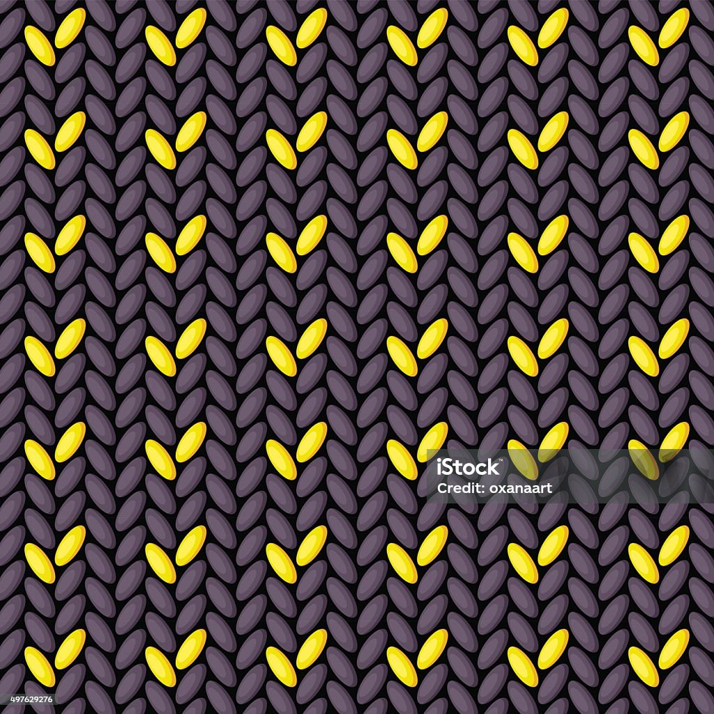 Vector Knitted Pattern Design Detailed Illustration Stock Illustration ...